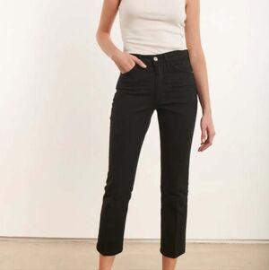 SPRWMN Skinny Straight Leg Jeans Black Size 28